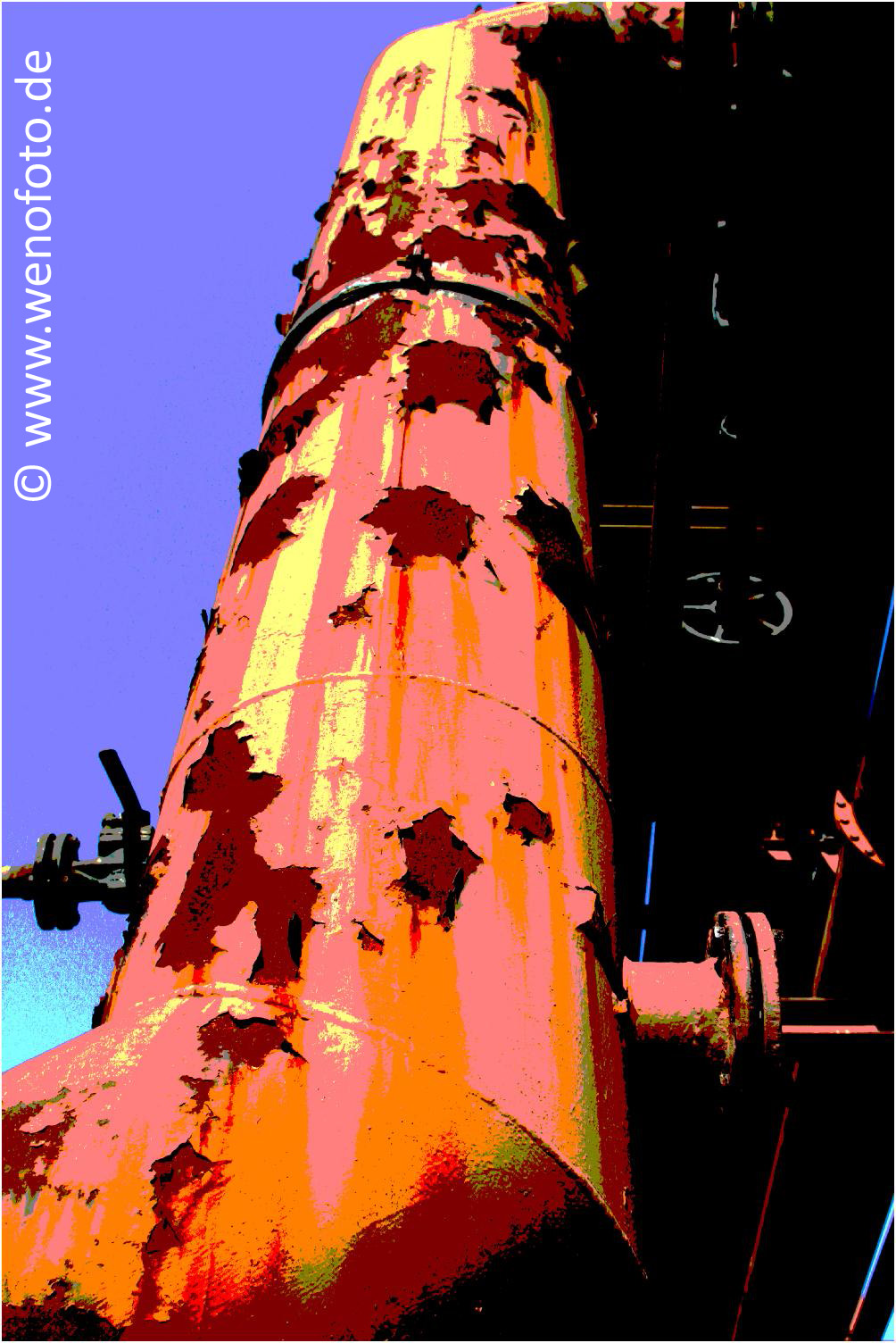 Rostiges Rohr 130707-163 Tontrennung